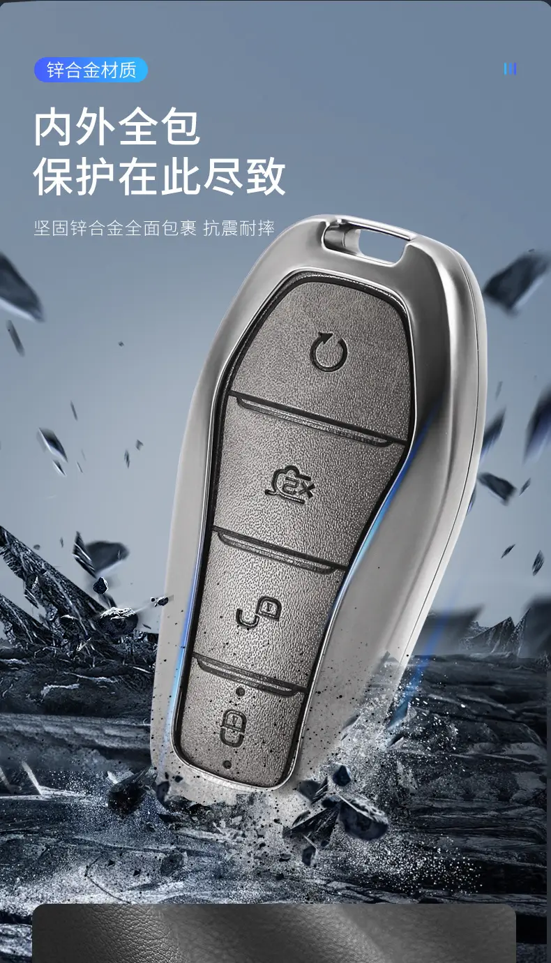 Suitable for Byd Car Key Covers, Including Models Like Tang, Yuan, Song, Qin, Han, Seagull, Sea Lion, Dolphin, Seal, and Destroyer Series — feature 5