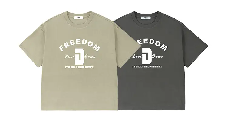 Free Freedom Print T-Shirt for Girls Boys Large — feature 5