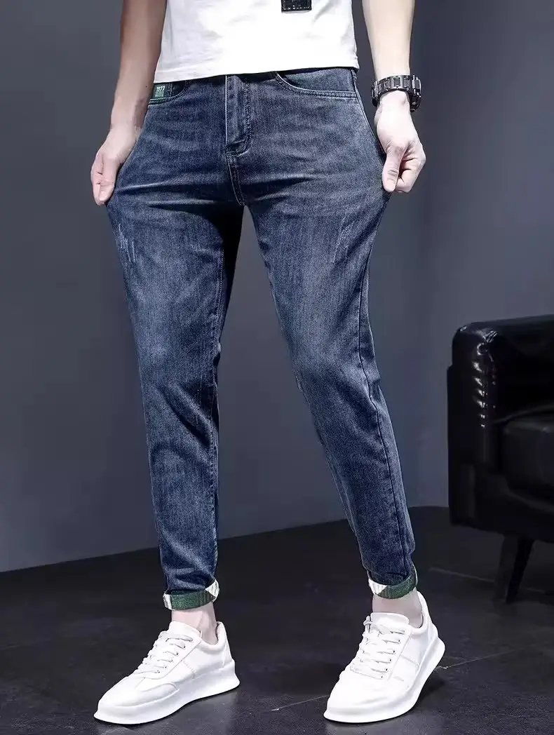 Men Slim Fit Skinny Jeans 2024 Stretch Casual Wear — feature 9