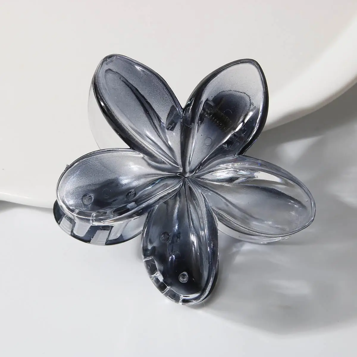 Egg Flower Hairpin Pink Green Gradient Clip - Image 9