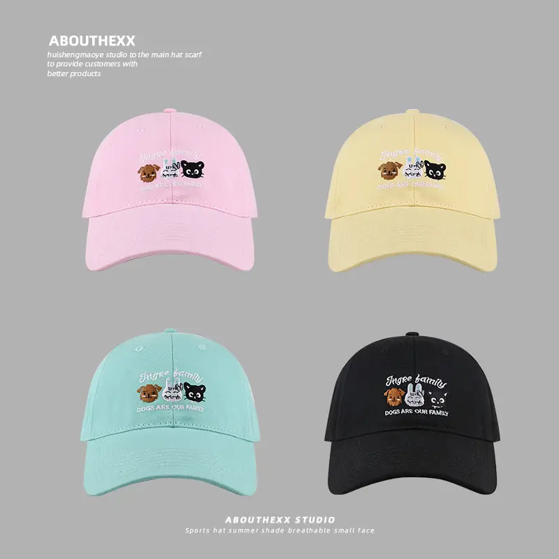 Sweet Girl Korean Embroidered Baseball Cap Mint - Image 6