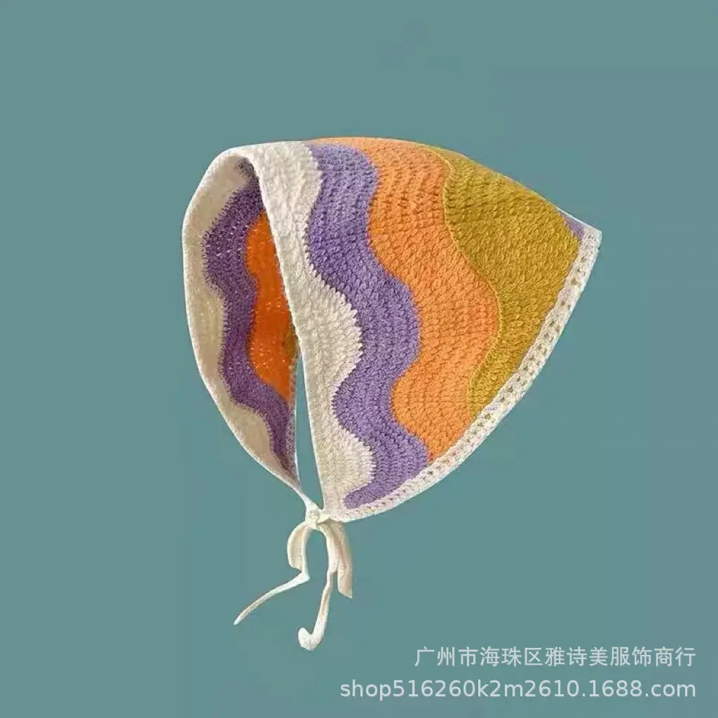 Women's French Knitted Triangle Towels Set of 5 - Image 34