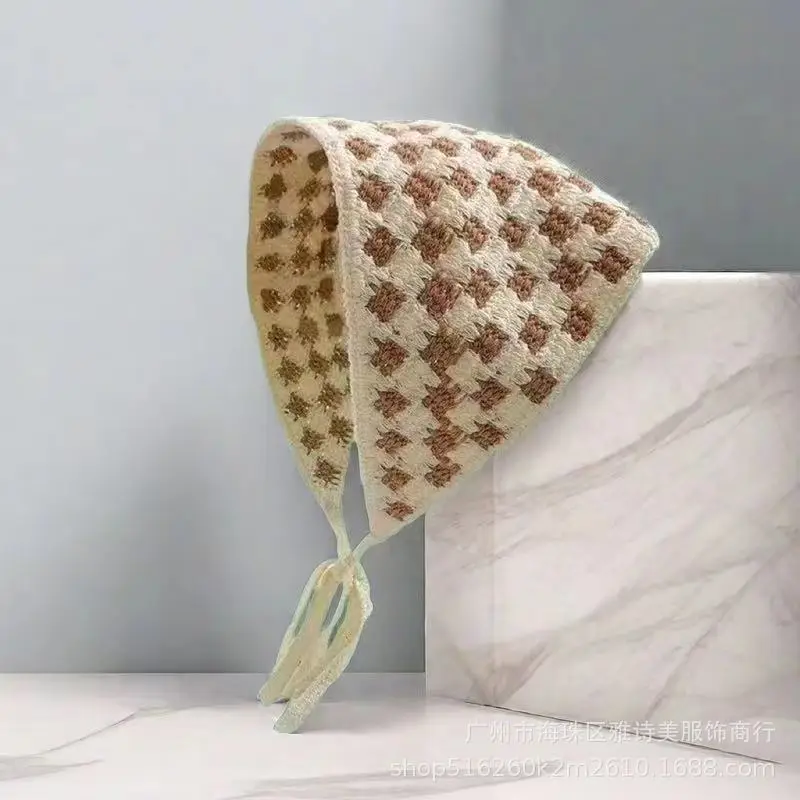 Women's French Knitted Triangle Towels Set of 5 - Image 42