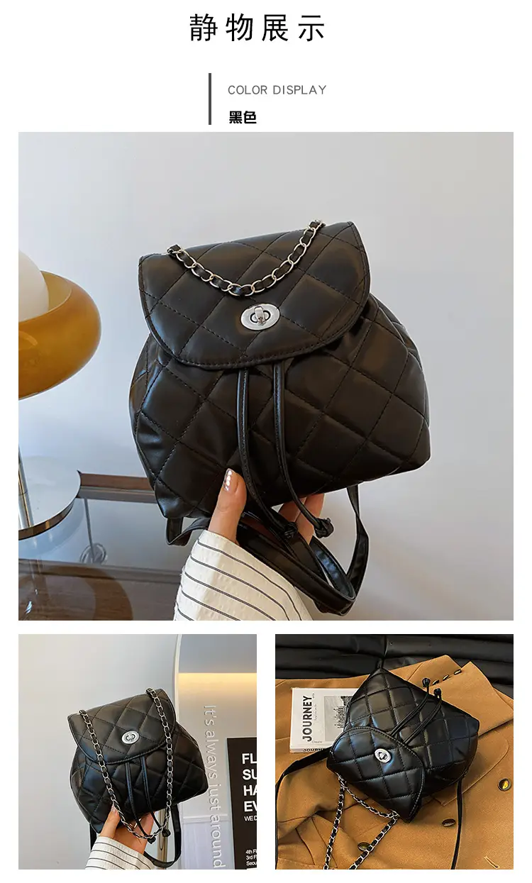 Korean Style Rhombic Chain Shoulder Bag 2024 — feature 19