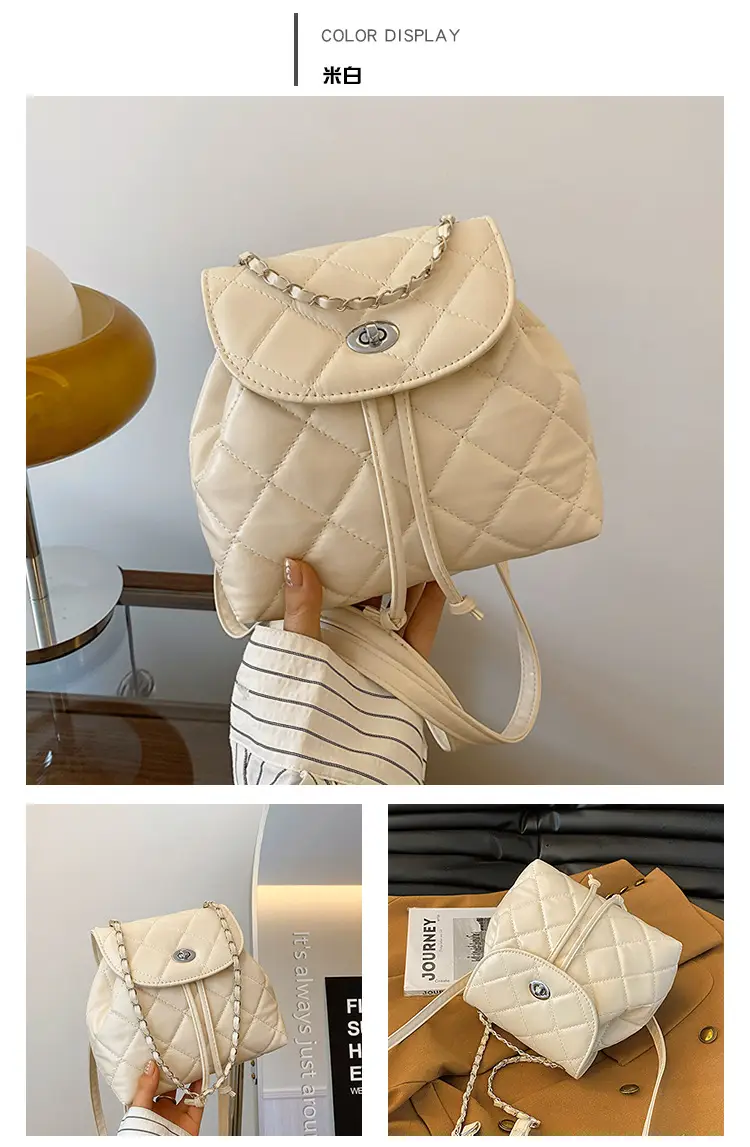Korean Style Rhombic Chain Shoulder Bag 2024 — feature 20