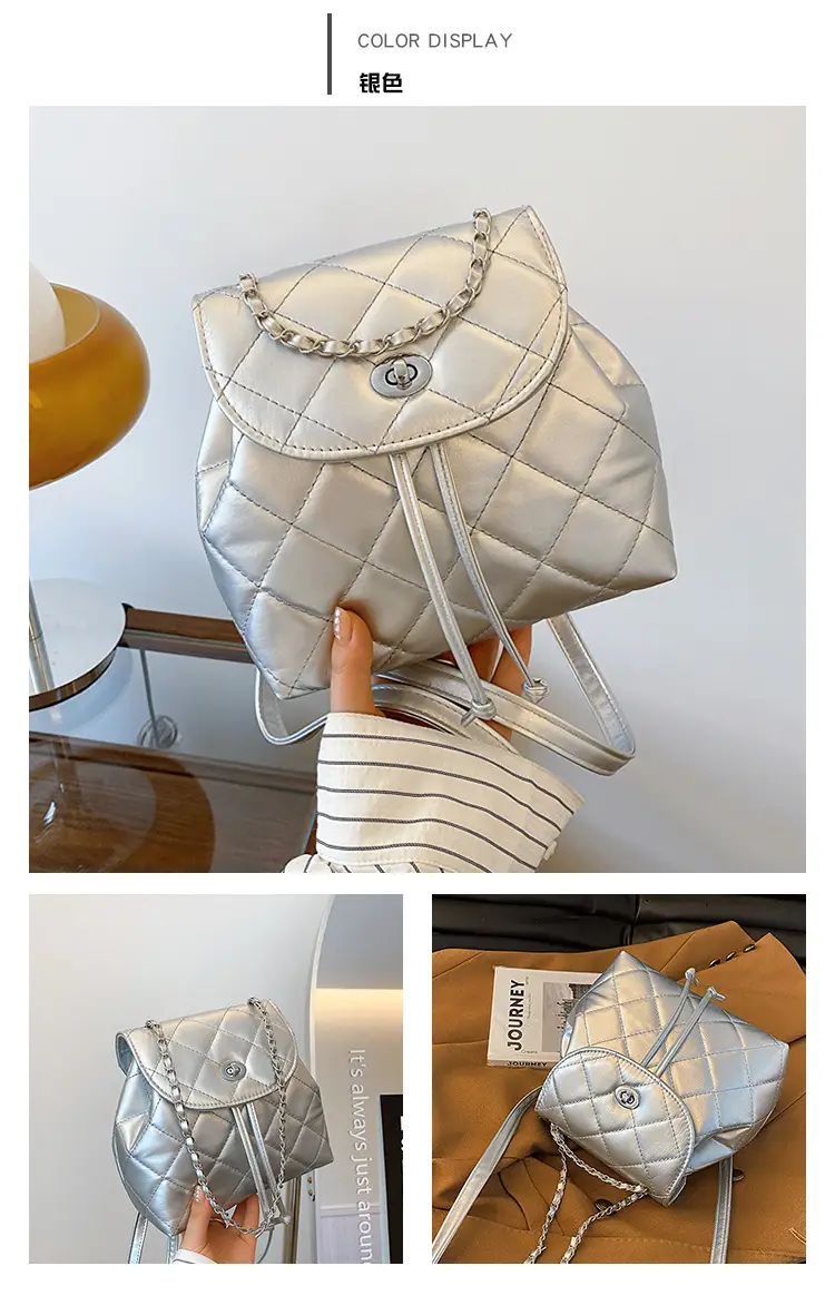 Korean Style Rhombic Chain Shoulder Bag 2024 — feature 21