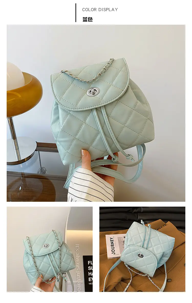 Korean Style Rhombic Chain Shoulder Bag 2024 — feature 22