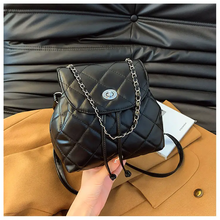 Korean Style Rhombic Chain Shoulder Bag 2024 — feature 30