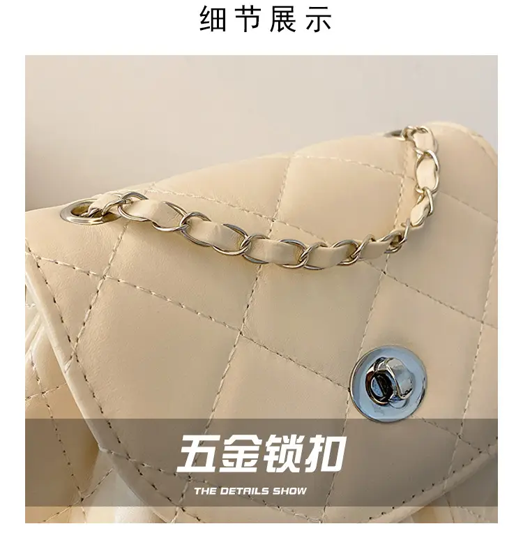 Korean Style Rhombic Chain Shoulder Bag 2024 — feature 4