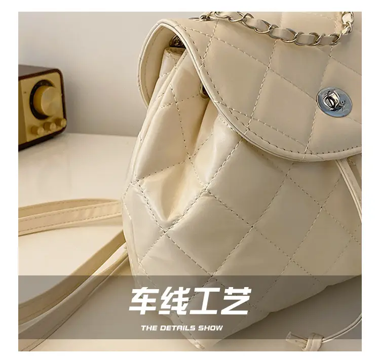 Korean Style Rhombic Chain Shoulder Bag 2024 — feature 5
