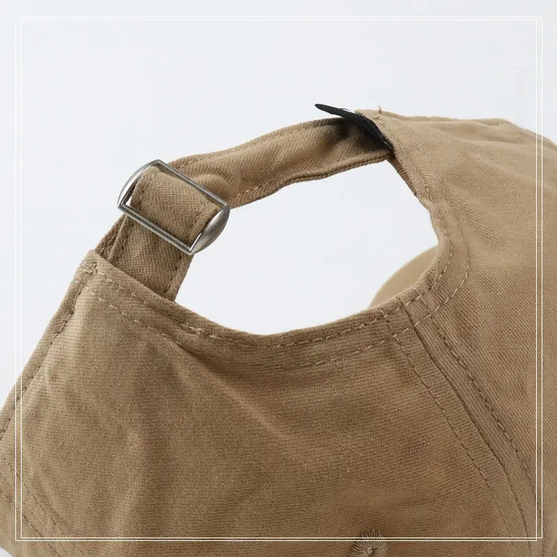 Men's Brown Number 7 Baseball Cap Wide Brim High Top — feature 13
