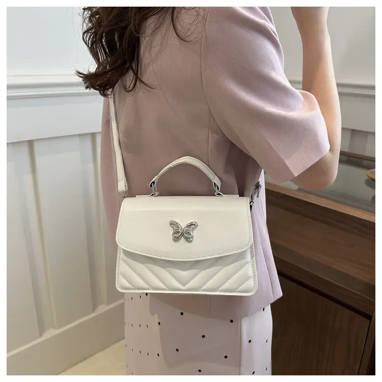 Light Blue Butterfly Embroidered Crossbody Bag — feature 12