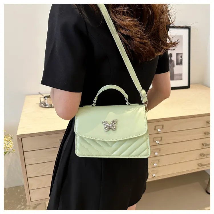 Light Blue Butterfly Embroidered Crossbody Bag — feature 16