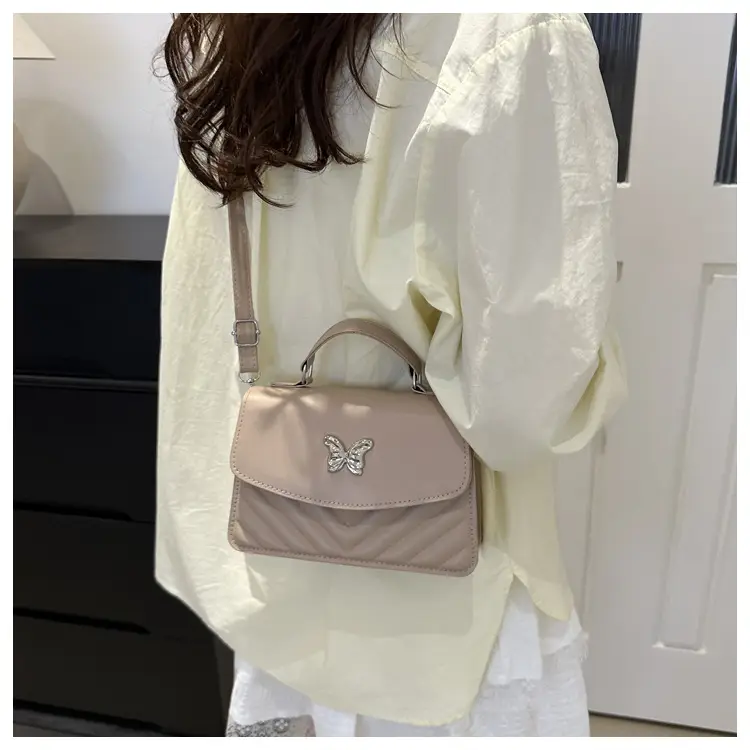 Light Blue Butterfly Embroidered Crossbody Bag — feature 18