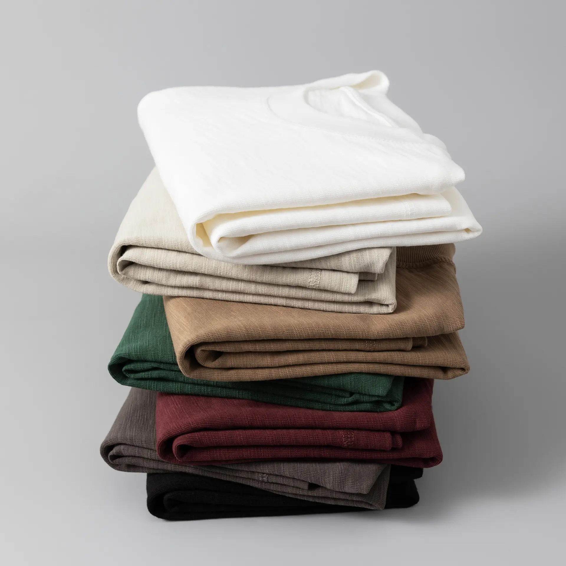 Men Loose T-Shirt Bamboo Cotton Brown Short Sleeve — feature 13