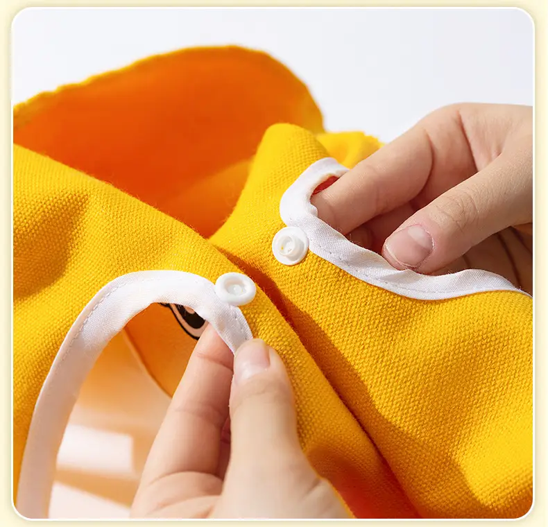 Cute Cat Canvas Bag Yellow 15L Spring Summer — feature 6