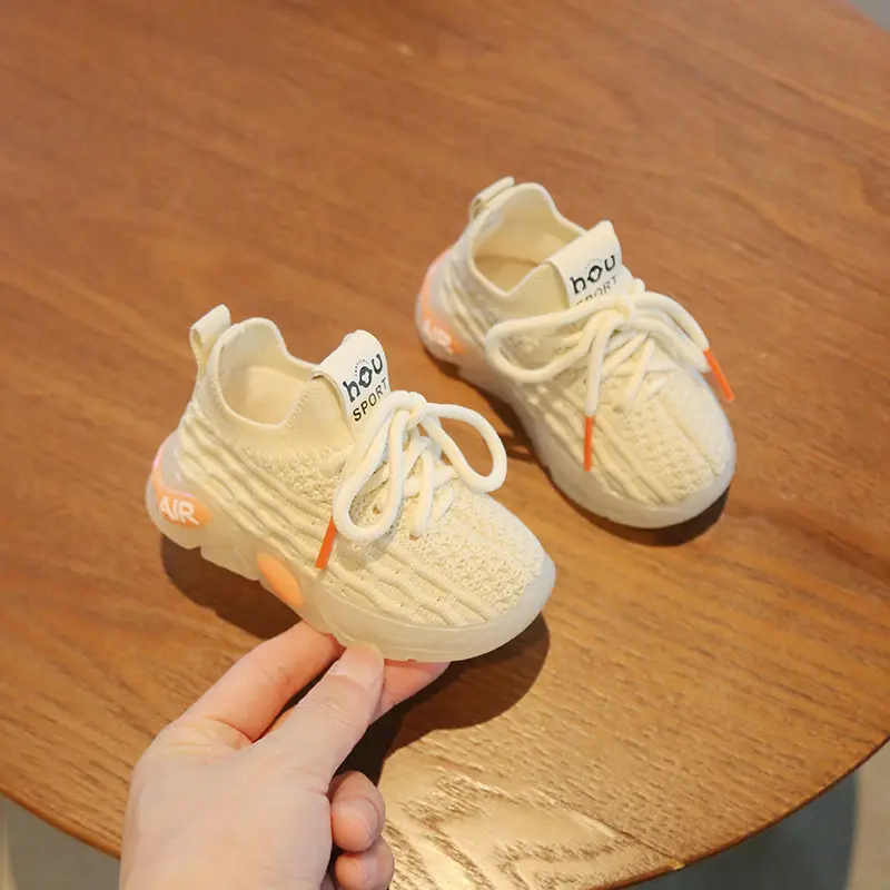Baby shoes breathable soft bottom coconut shoes 0 a 6 year old girl baby flat bottom baby mesh toddler shoes - Image 4