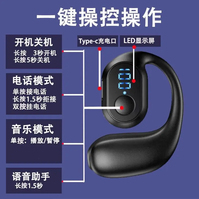Ultra-Clear Call and Long Battery Life Suitable for Huawei Vivo Apple Oppo Bluetooth 2025 Headphones New Xiaomi Headphones