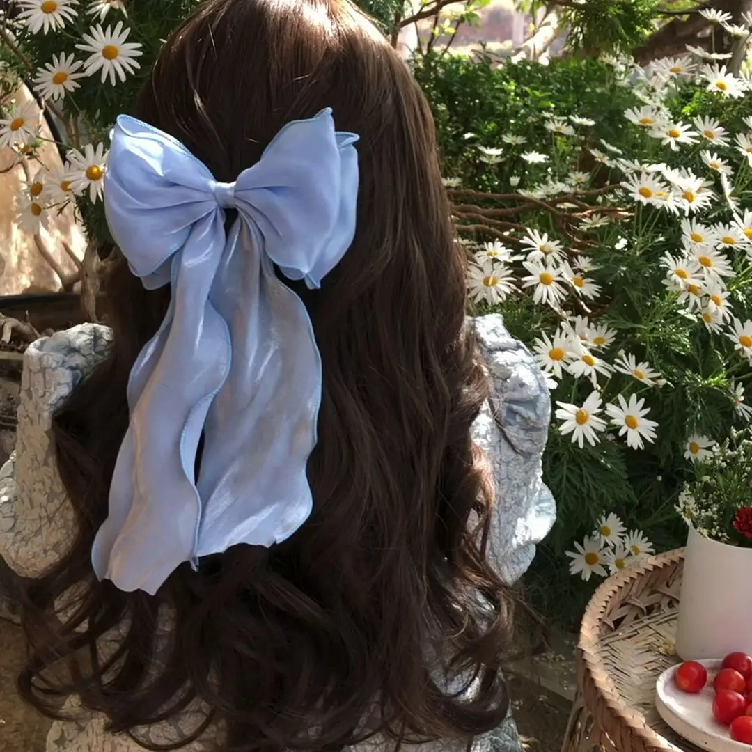 Korean Mermaid Bow Hairpin Ponytail Hair Accessory