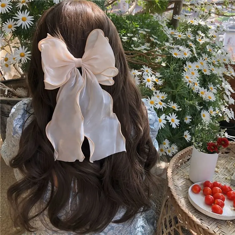 Korean Mermaid Bow Hairpin Ponytail Hair Accessory