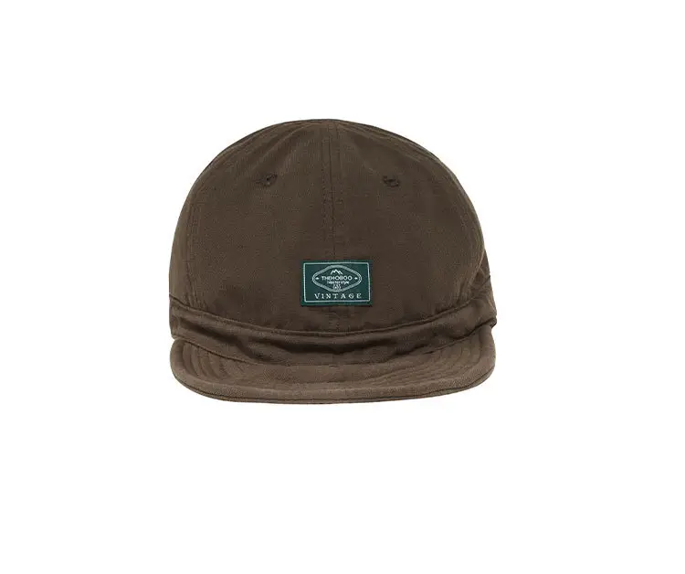 Women Brown Vintage Cap Summer Hat Big Head 2024 — feature 10