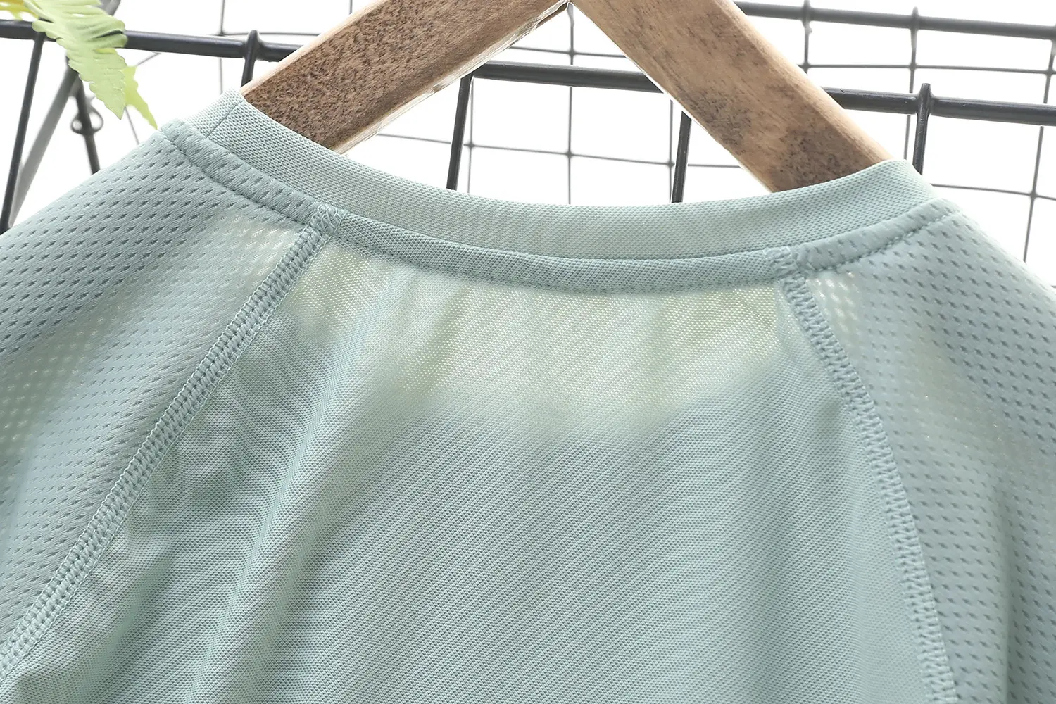 2024 Summer Boys Mesh T-Shirt Light Green Quick Dry — feature 15