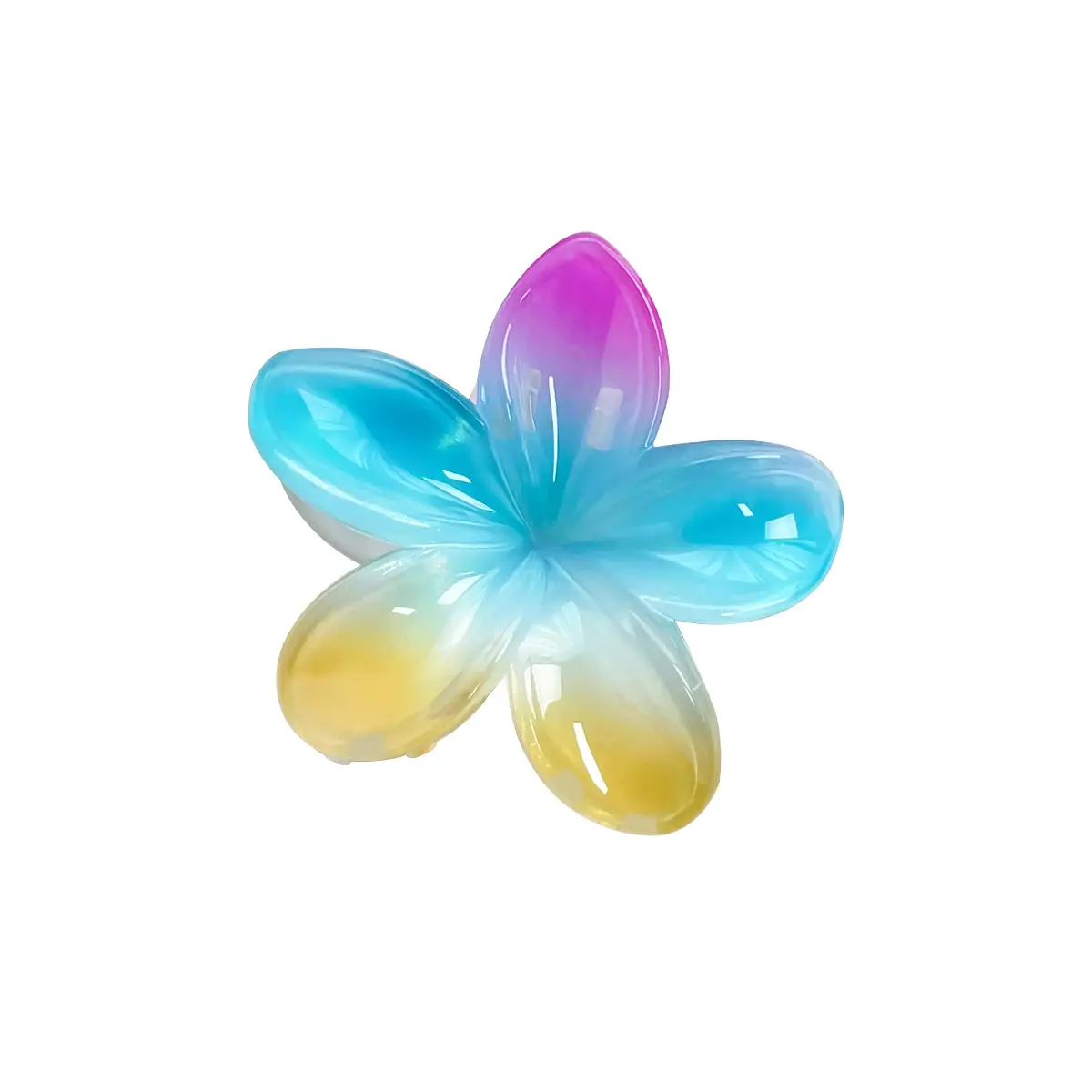 Super Fairy New Five-Petal Flower Hairpin Clip Colorful Contrast - Image 9