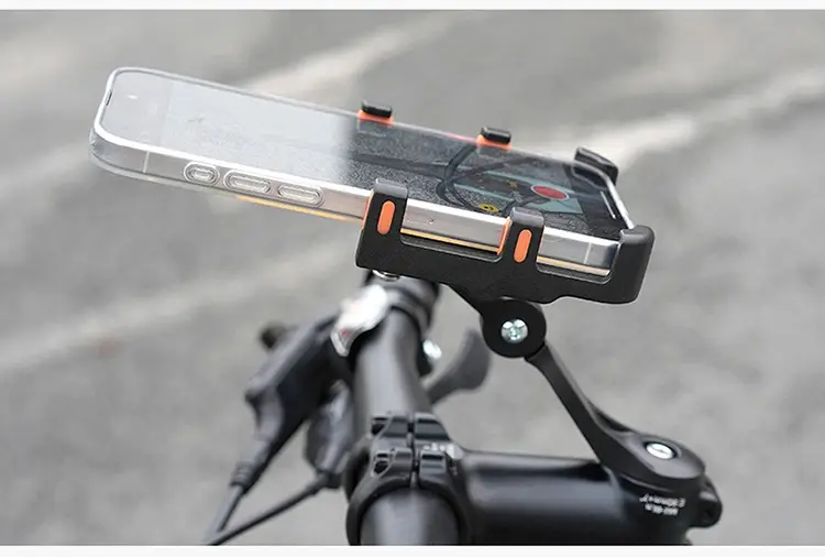 Bicycle Handle Stand Mobile Phone Bracket Aluminum Alloy Shockproof Mountain Road Bike Live Photographable Navigation Bracket Sports Outdoor — feature 16