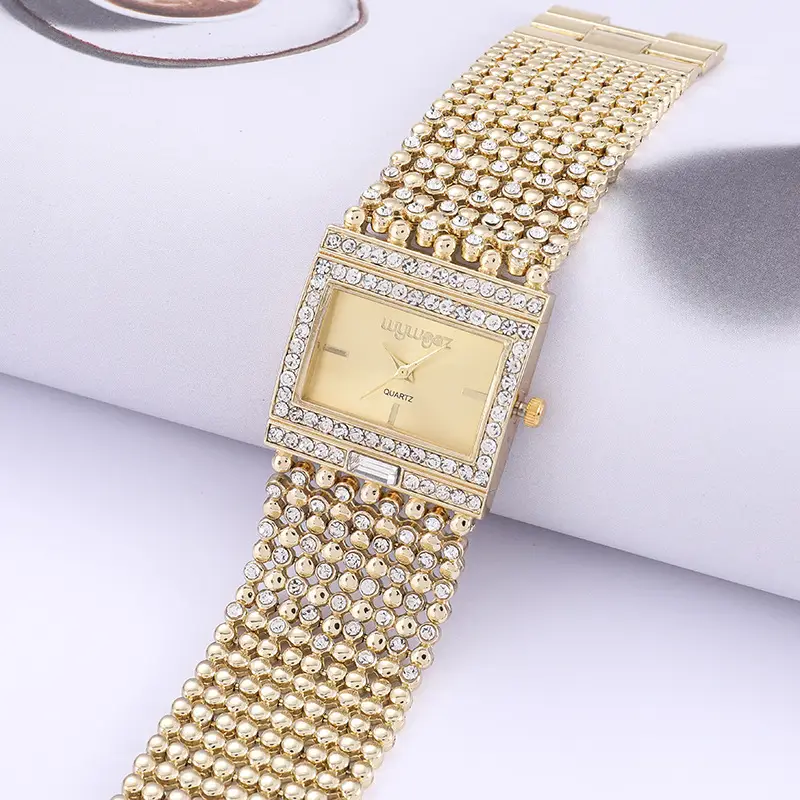 Luxury Full Rhinestone Quartz Watch for Women — feature 7