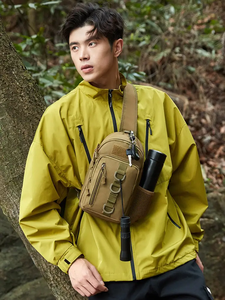 Men's Camouflage Crossbody Bag with Tactical Design - Image 8