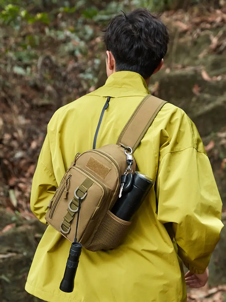 Men's Camouflage Crossbody Bag with Tactical Design - Image 9