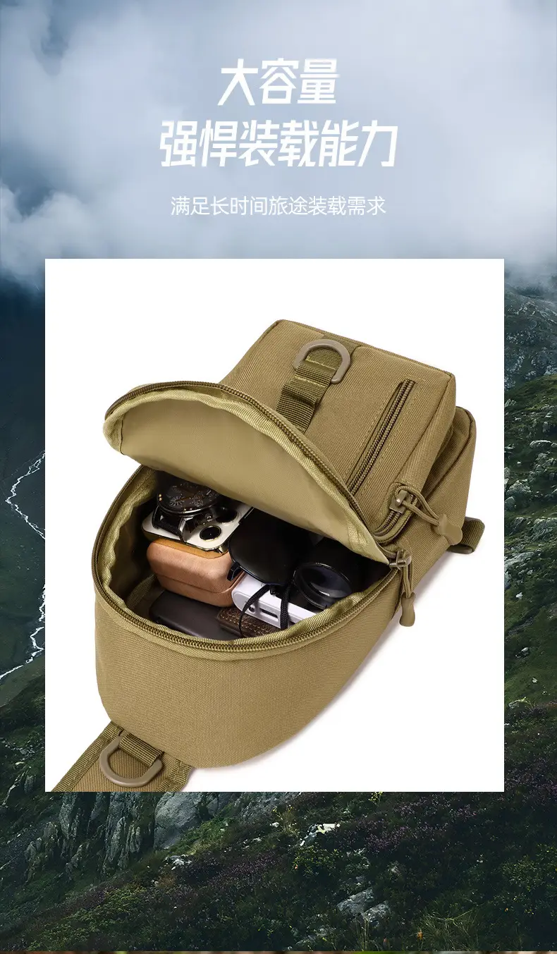Men's Camouflage Crossbody Bag with Tactical Design — feature 6