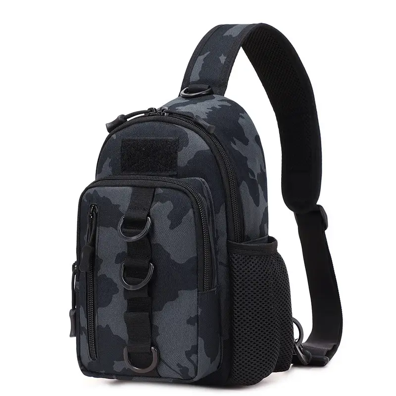 Men's Camouflage Crossbody Bag with Tactical Design - Image 4