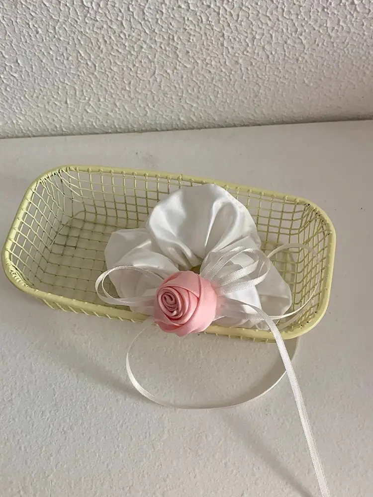 Gentle Rose Bow Hair Rings for Women — feature 6