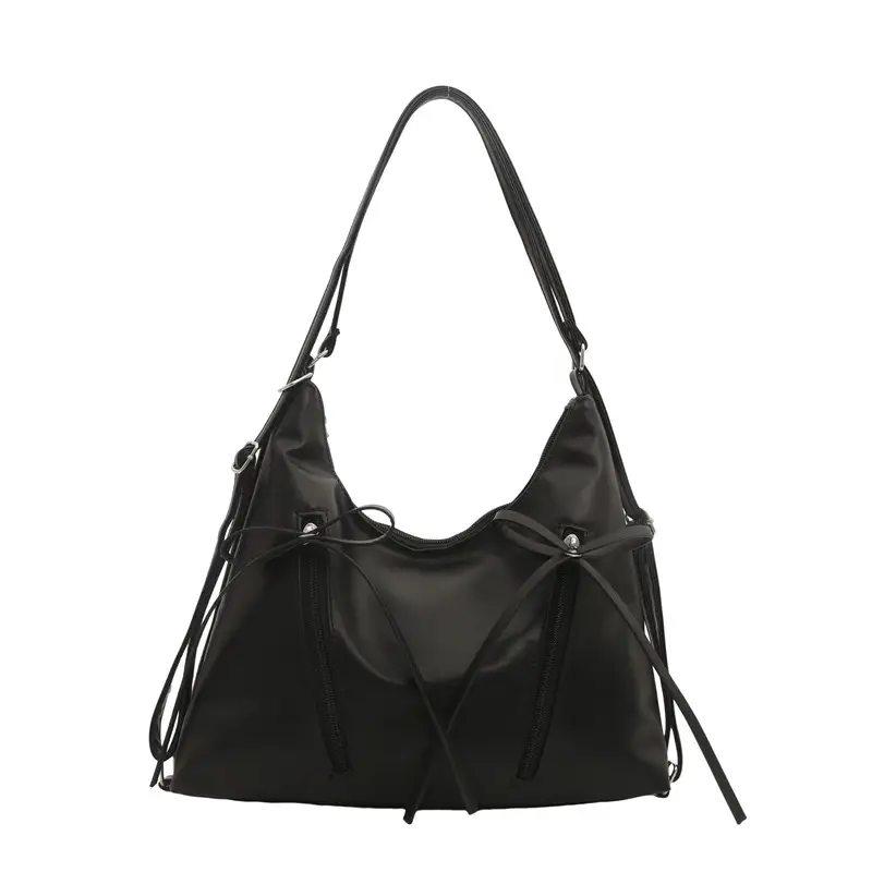 Large Capacity Korean Style Bow Shoulder Bag Women - Image 9