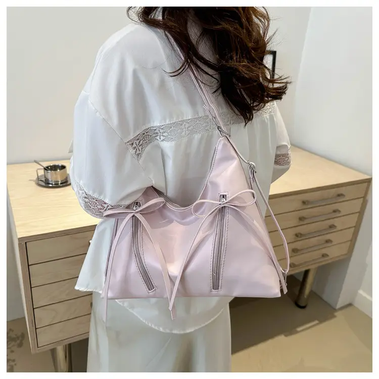 Large Capacity Korean Style Bow Shoulder Bag Women — feature 14