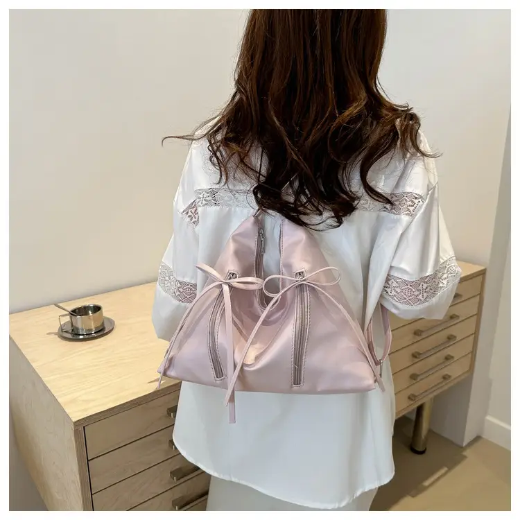 Large Capacity Korean Style Bow Shoulder Bag Women — feature 15