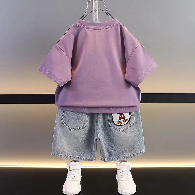 Boys Denim Shorts Short Sleeve Summer 2024