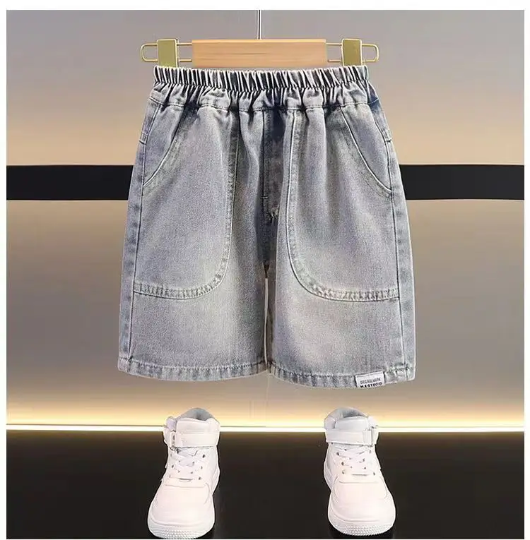 Boys Denim Shorts Short Sleeve Summer 2024 — feature 10