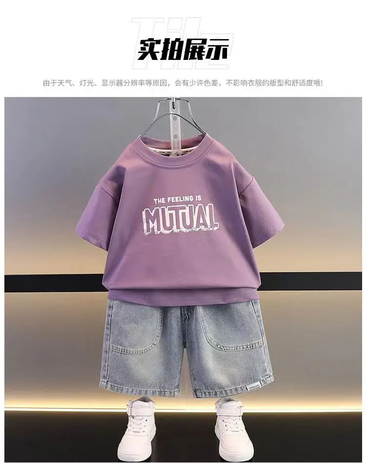 Boys Denim Shorts Short Sleeve Summer 2024 — feature 8