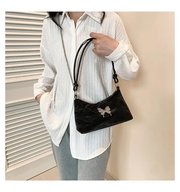Pink Bow Shoulder Bag for Women Spring Summer — feature 12