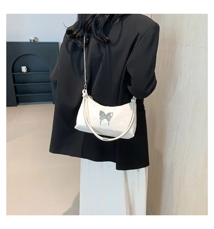 Pink Bow Shoulder Bag for Women Spring Summer — feature 14