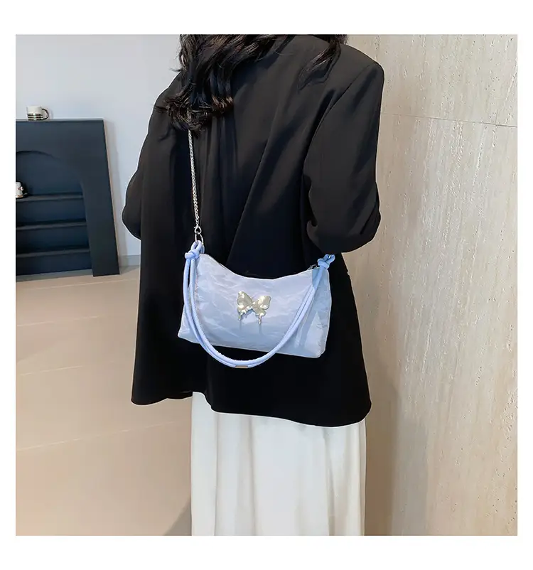 Pink Bow Shoulder Bag for Women Spring Summer — feature 17