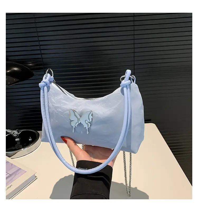 Pink Bow Shoulder Bag for Women Spring Summer — feature 20