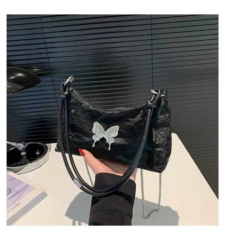 Pink Bow Shoulder Bag for Women Spring Summer — feature 23