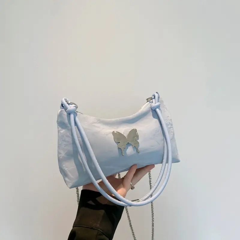 Pink Bow Shoulder Bag for Women Spring Summer - Image 3