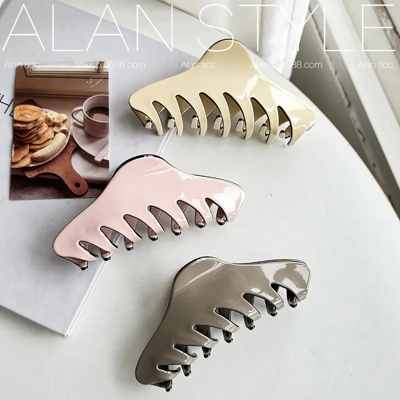 Arlan Classic French Acetic Acid Grab Clip for Women