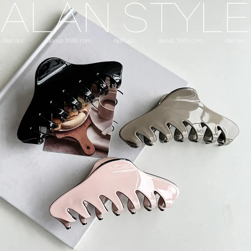 Arlan Classic French Acetic Acid Grab Clip for Women