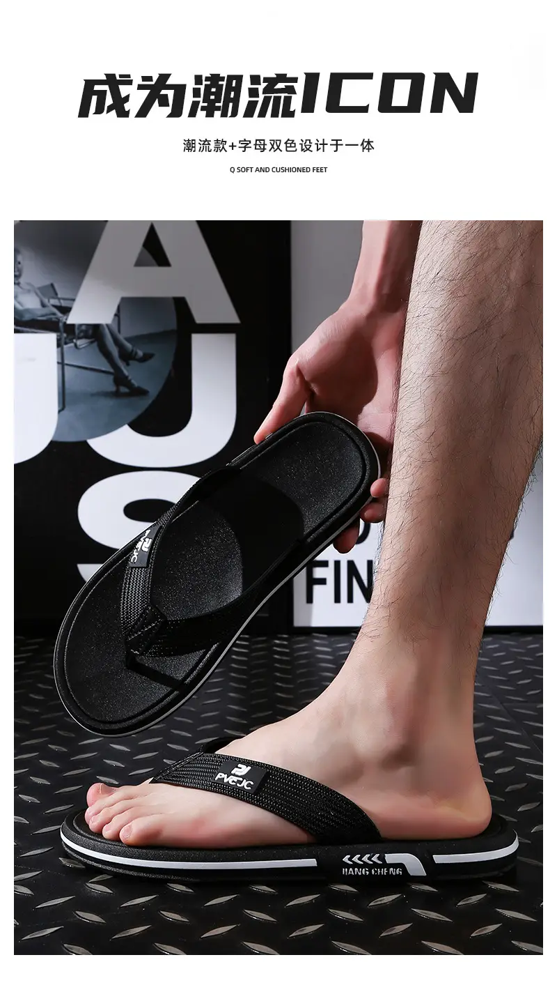 Men's Summer Flip-Flops for Outdoor Wear, Anti-Odor, Non-Slip, 2026 New Model, Durable for Outdoor Sports — feature 3
