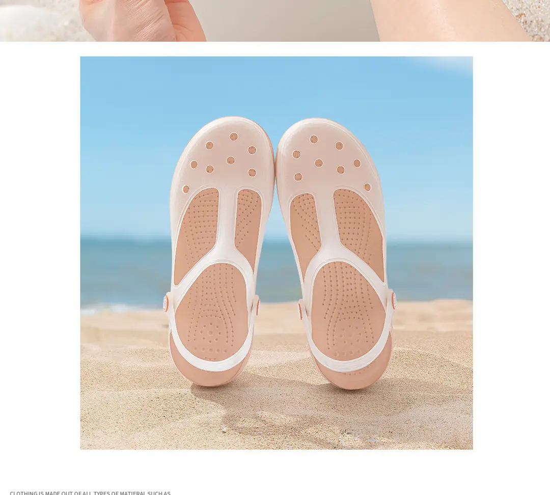 Jelly Toe-Toe Sandals for Women 2026 New Thick-Soled Non-Slip Soft-Soled Beach Clogs for Women for Summer Outdoor Wear — feature 17